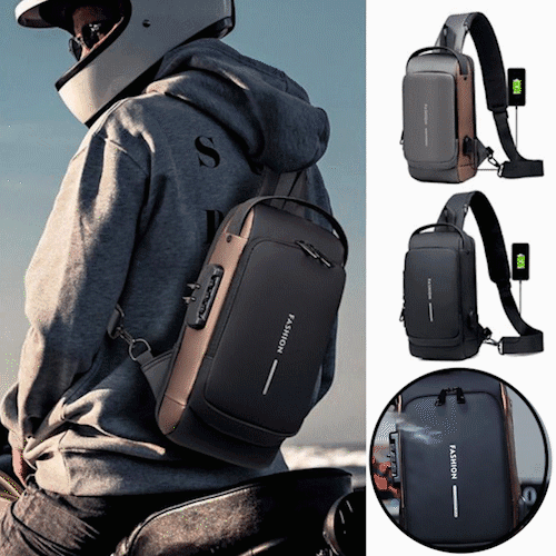 Fortalis - Anti-Theft Crossbody Bag with USB Charging Port