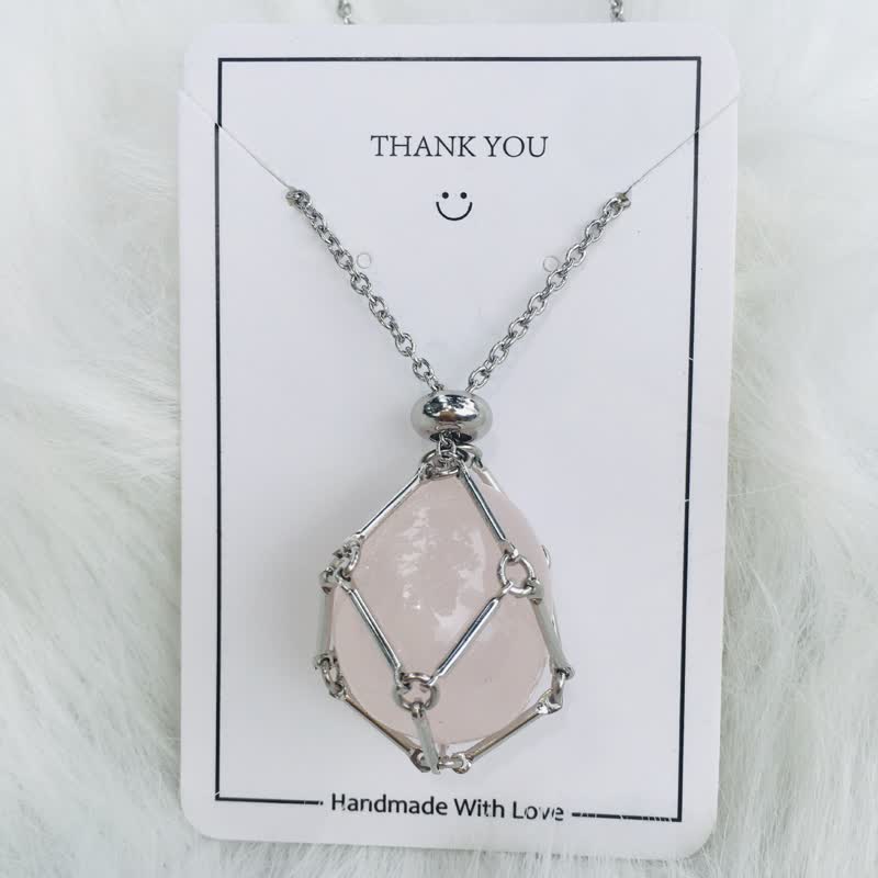 Iris - Elegant Natural Crystal Necklace