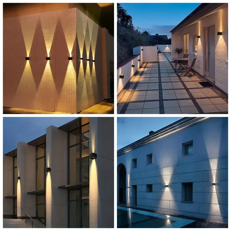 Salemont Meadow - Outdoor Garden Wall Lights Set