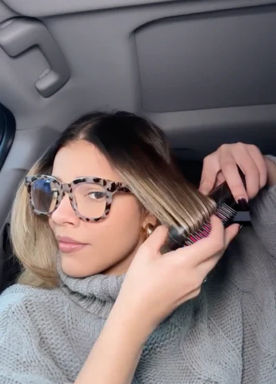 SleekStyle Brush - Professional 3-in-1 Heated Styling Brush