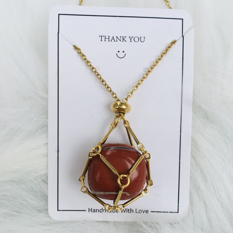 Iris - Elegant Natural Crystal Necklace