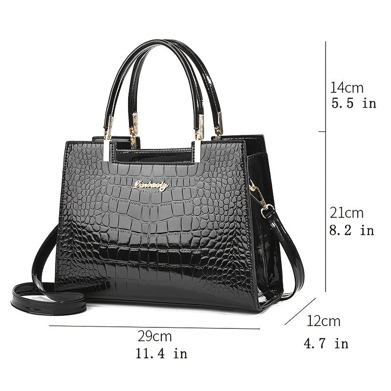 EliteGlam Bag - Elegant Handbag with a Luxe Shine