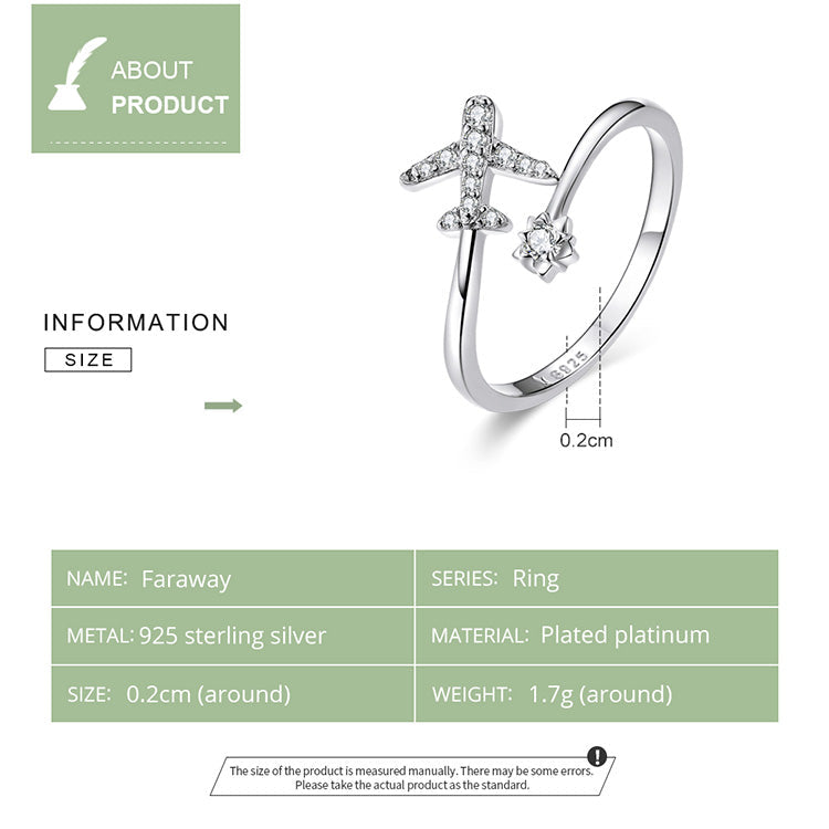 Airplane Ring - Exquisite Travel-Inspired Design