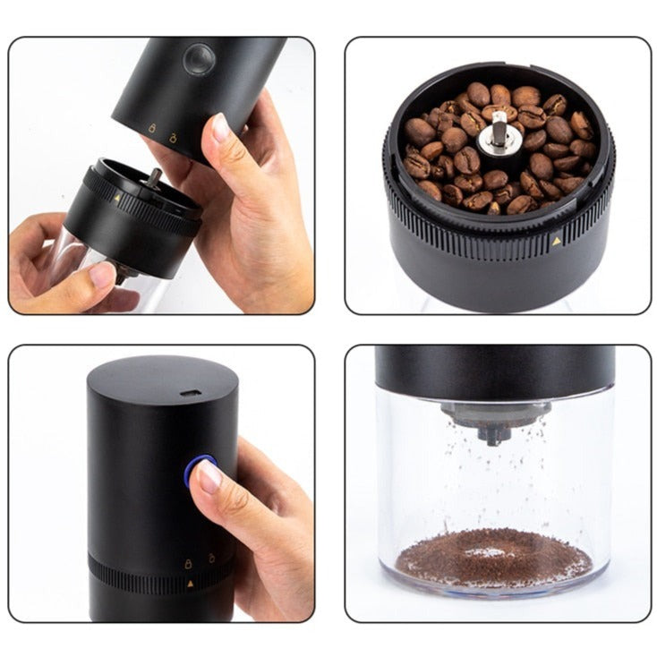 GrindMaster Coffee Grinder - Portable Electric Grinder for Coffee, Herbs & Spices