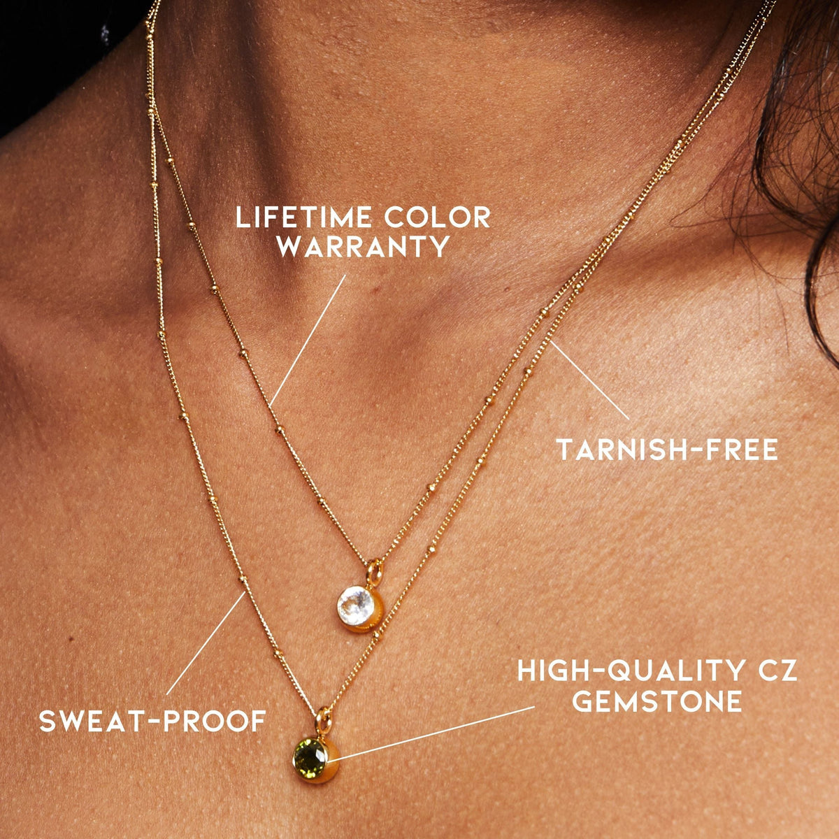 Bunavere - Birthstone Necklace for a Meaningful Connection
