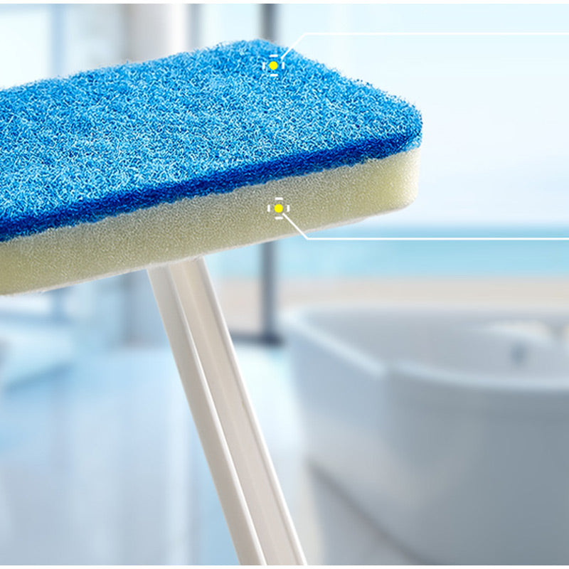 CleanEase Brush - Efficient Bathroom Wall Cleaning Tool