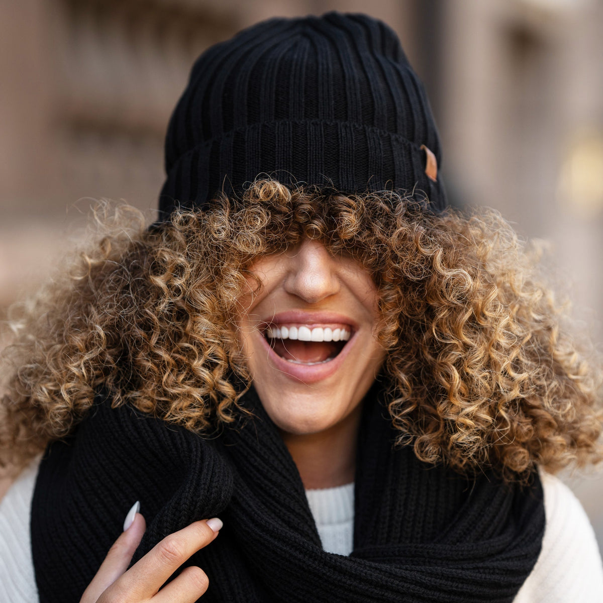 CozyMerino Beanie - Soft Merino Wool Beanie for Women