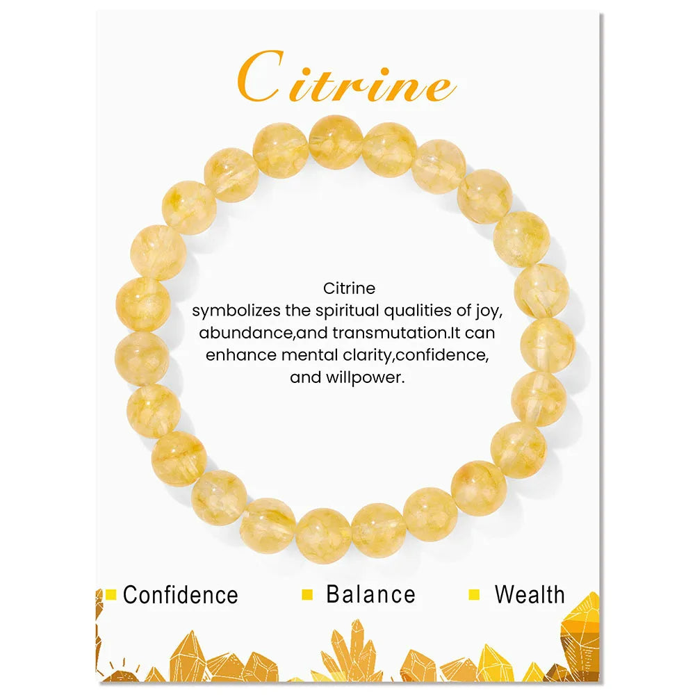 Fyneth - Natural Crystal Bracelet for Healing Energy