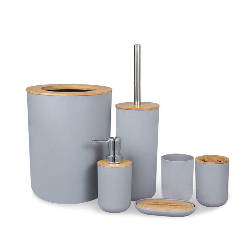 BoldEssence Set - Stylish 6-Piece Bathroom Accessory Set