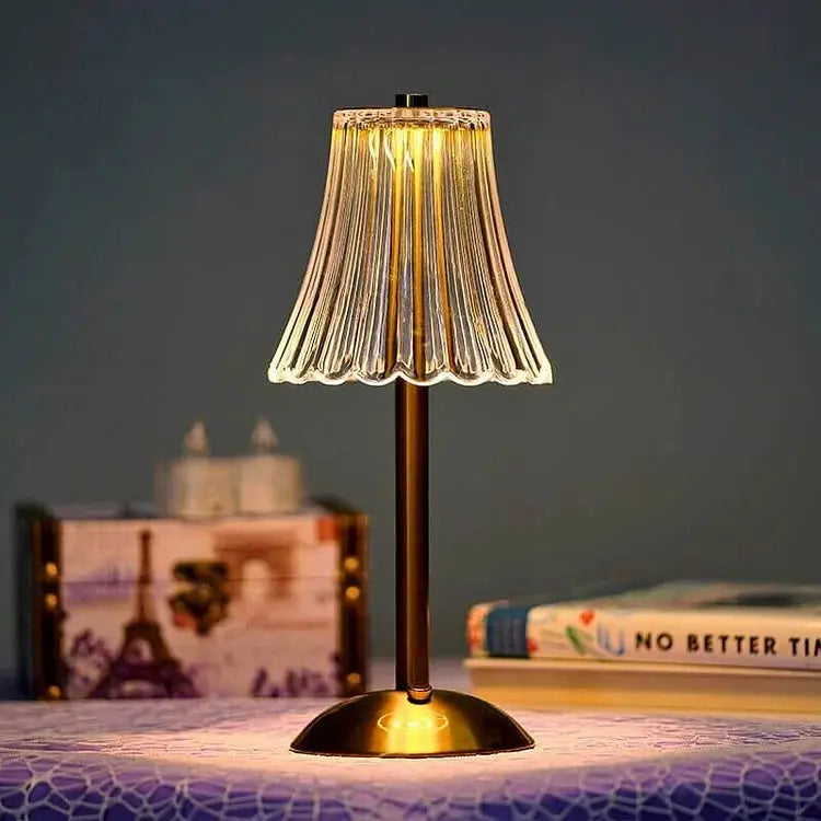 Clarion Luxe - Cordless Rechargeable Touch Table Lamp