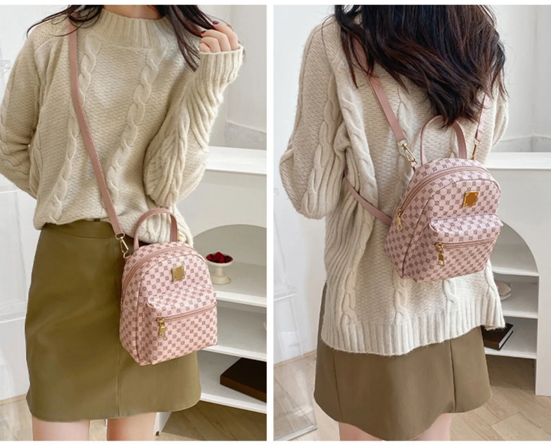 ChicCharm - Compact Fashion Backpack for Everyday