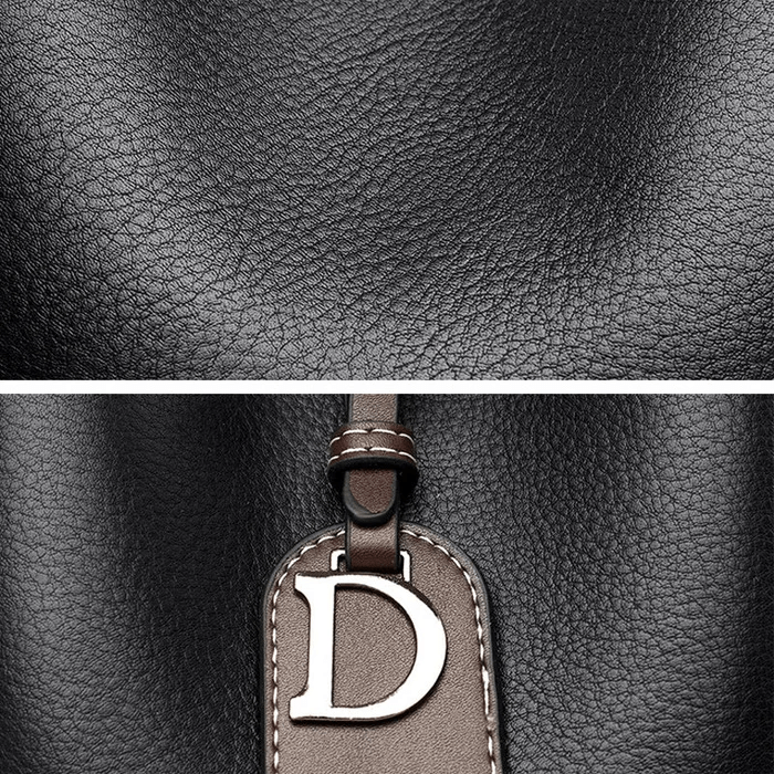 LuxeCarry - Elegant Leather Shoulder Bag with Plenty of Room