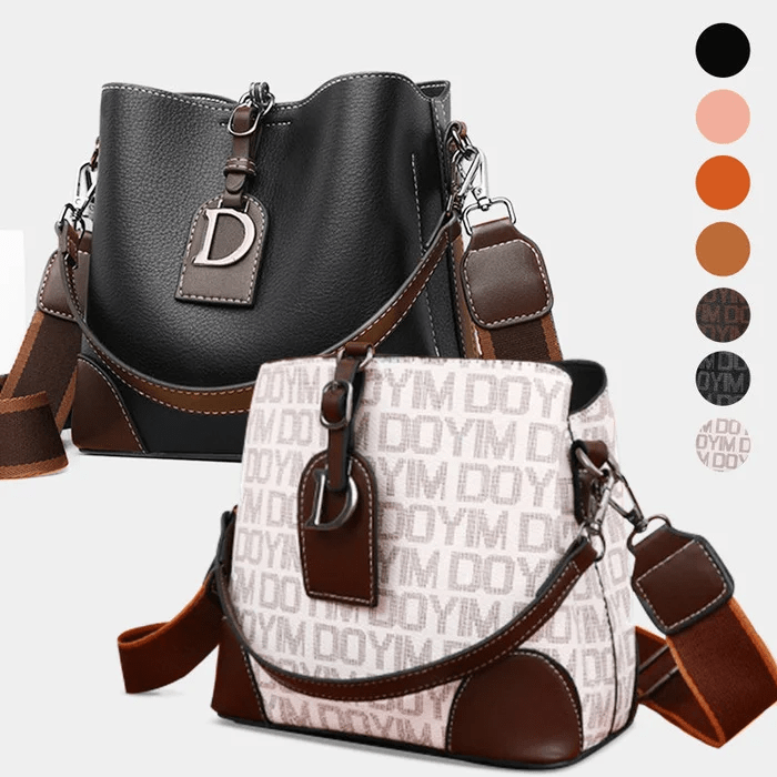 LuxeCarry - Elegant Leather Shoulder Bag with Plenty of Room