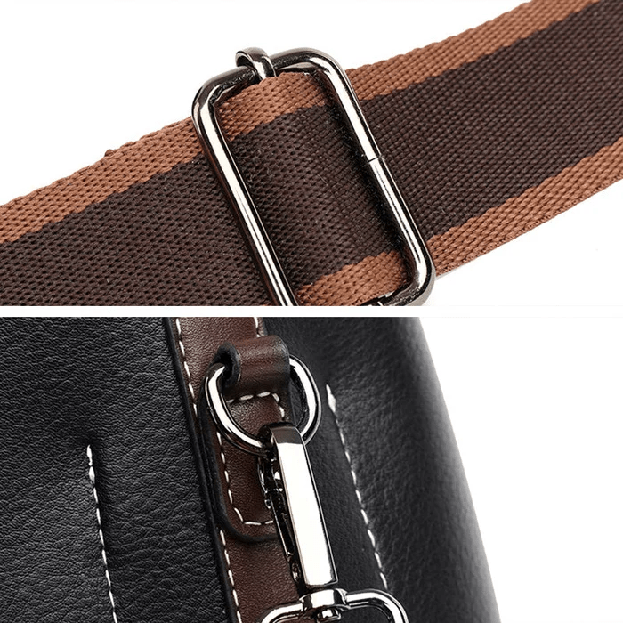 LuxeCarry - Elegant Leather Shoulder Bag with Plenty of Room