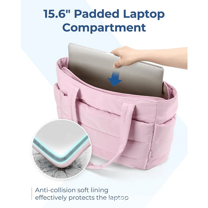 FlexiPuff Bag - Spacious and Modern Handbag