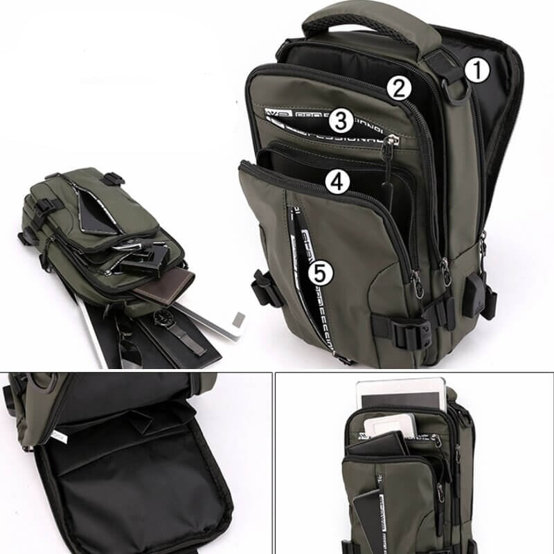 CityTrek Bag - Stylish Waterproof Oxford Crossbody Bag