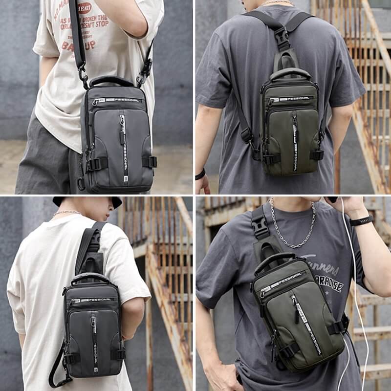 CityTrek Bag - Stylish Waterproof Oxford Crossbody Bag
