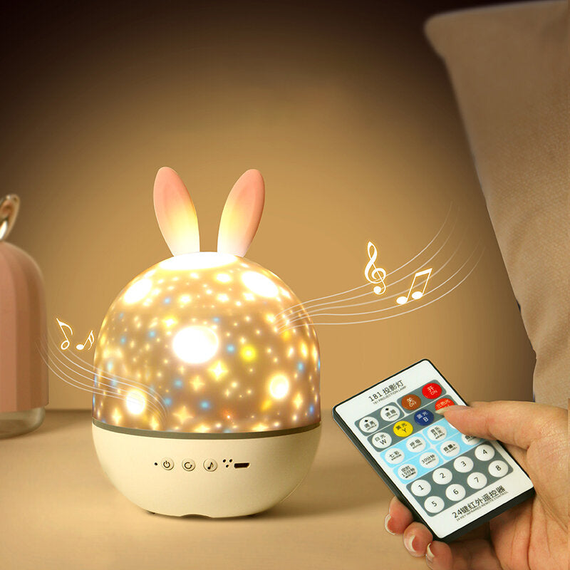 StarBunny - Rabbit Night Light Star Projector