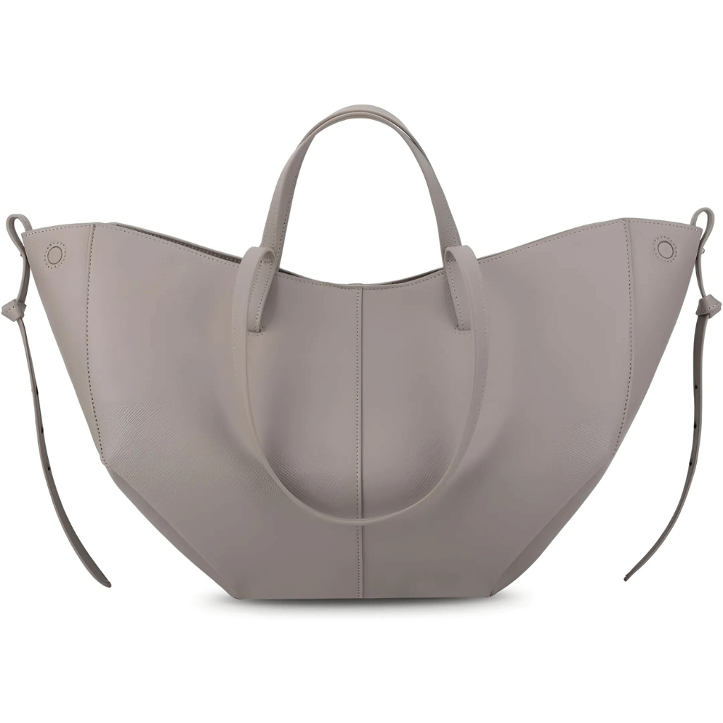 LeatherCross - Structured Crossbody Bag with Top Handles