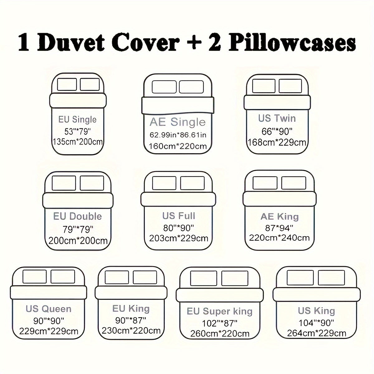 Bomrick - Cozy 3-Piece Bedding Set