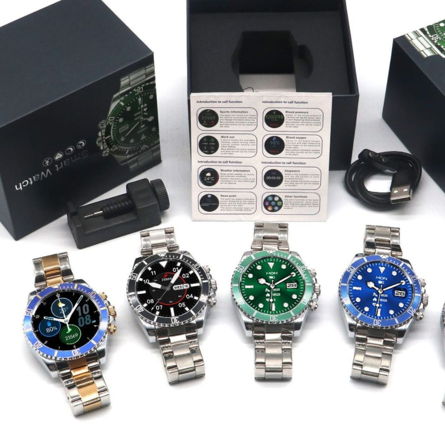 PowerTech Smartwatch - Stylish Health Monitor for an Active Lifestyle