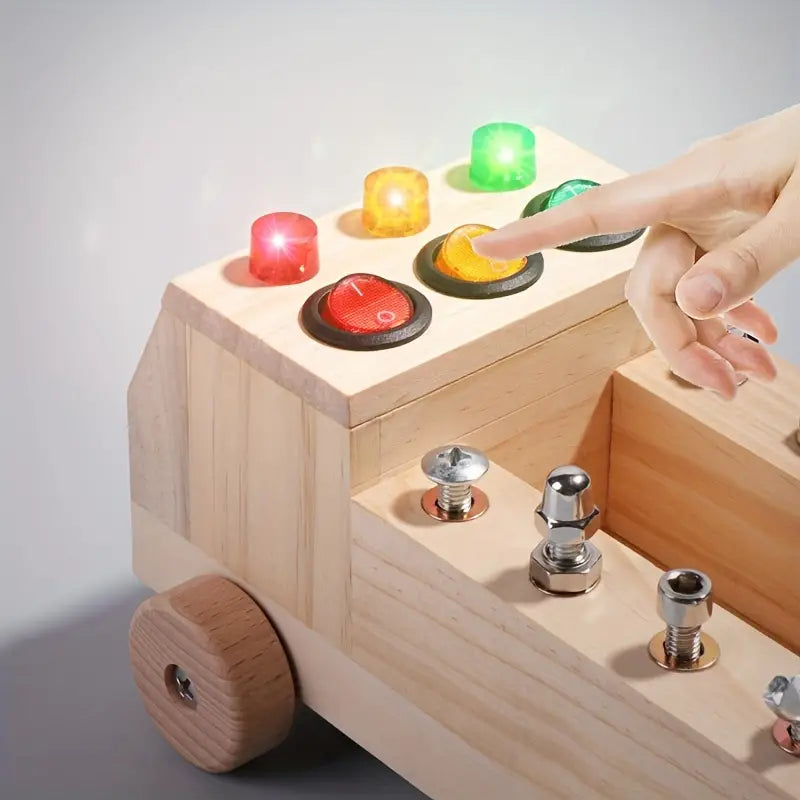 Divantree - Learn and Play Busy Board with Lights
