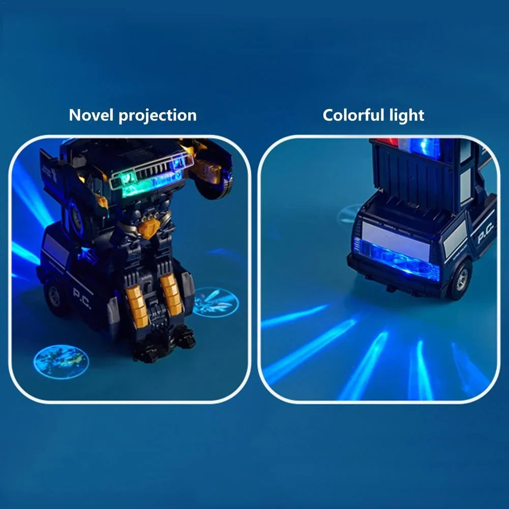 RoboPolice - Transformable Police Car and Robot Toy for Kids