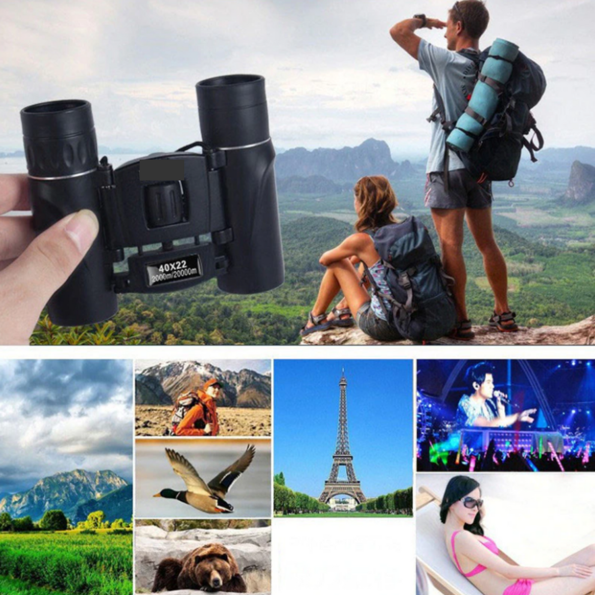VisionMaster - Professional Binoculars for Crystal-Clear Outdoor Viewing