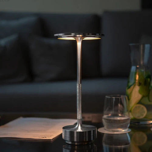 MantleBeam - Wireless Rechargeable Metal Table Lamp