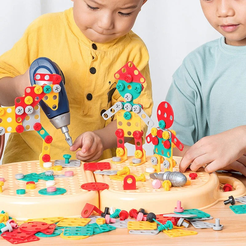 ToolMaster Kids - Creative Tool Set with Mini Drill for Young Builders