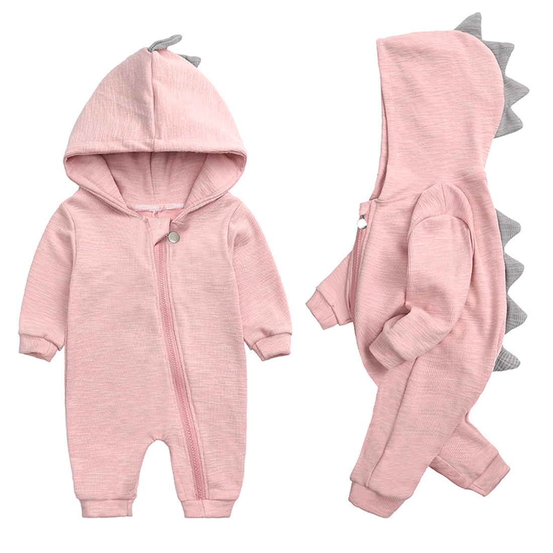 DinoDream - Cute Baby Romper with Hood