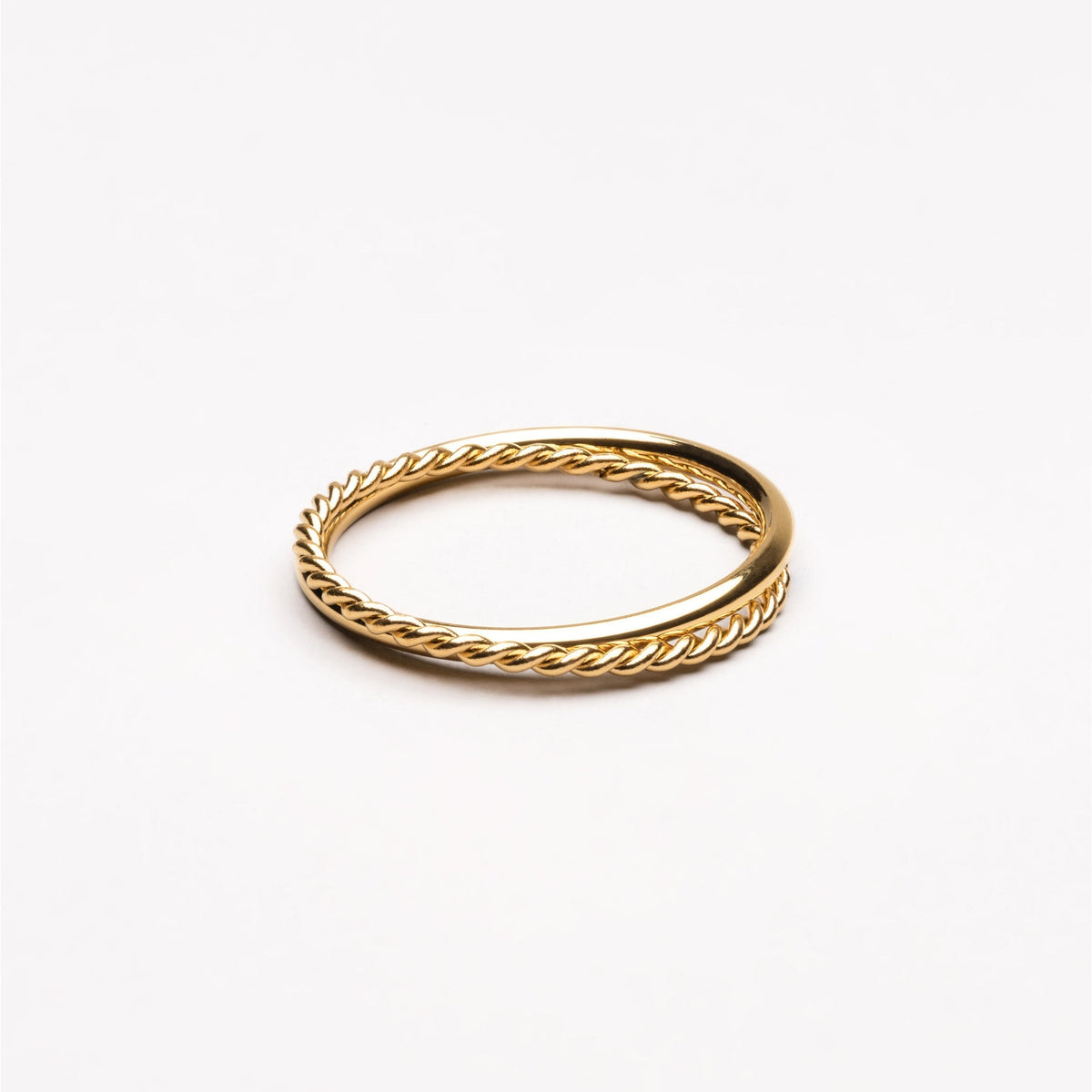 Lyra Double Ring - Dazzling Harmony in Design