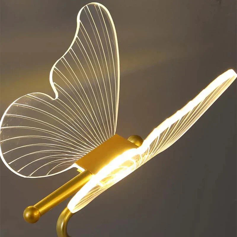 ButterflyLuxe - Elegant LED Table Lamp with Butterfly Design