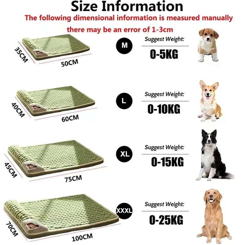 LuxePlush - Warm Plush Dog Bed for Small and Medium Dogs