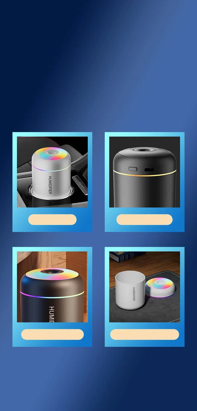 MiniMist - Compact USB Humidifier for Car & Bedroom
