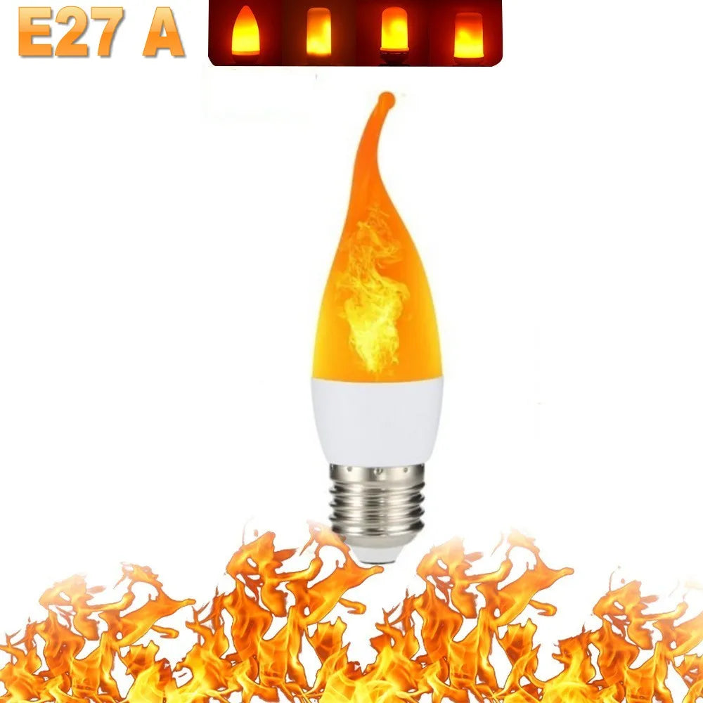FlameGlow - LED Party Lamp with 4 Flame Modes
