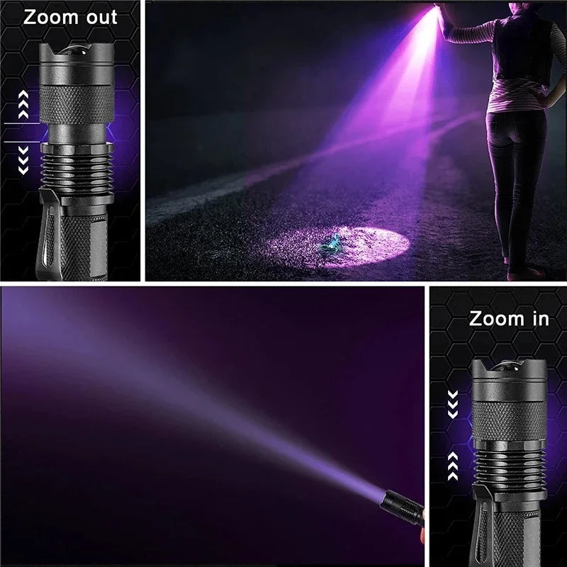 GlowInspect - UV Flashlight for Urine and Stain Detection