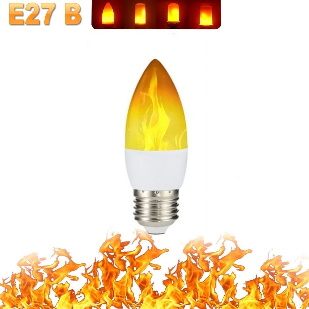 FlameGlow - LED Party Lamp with 4 Flame Modes