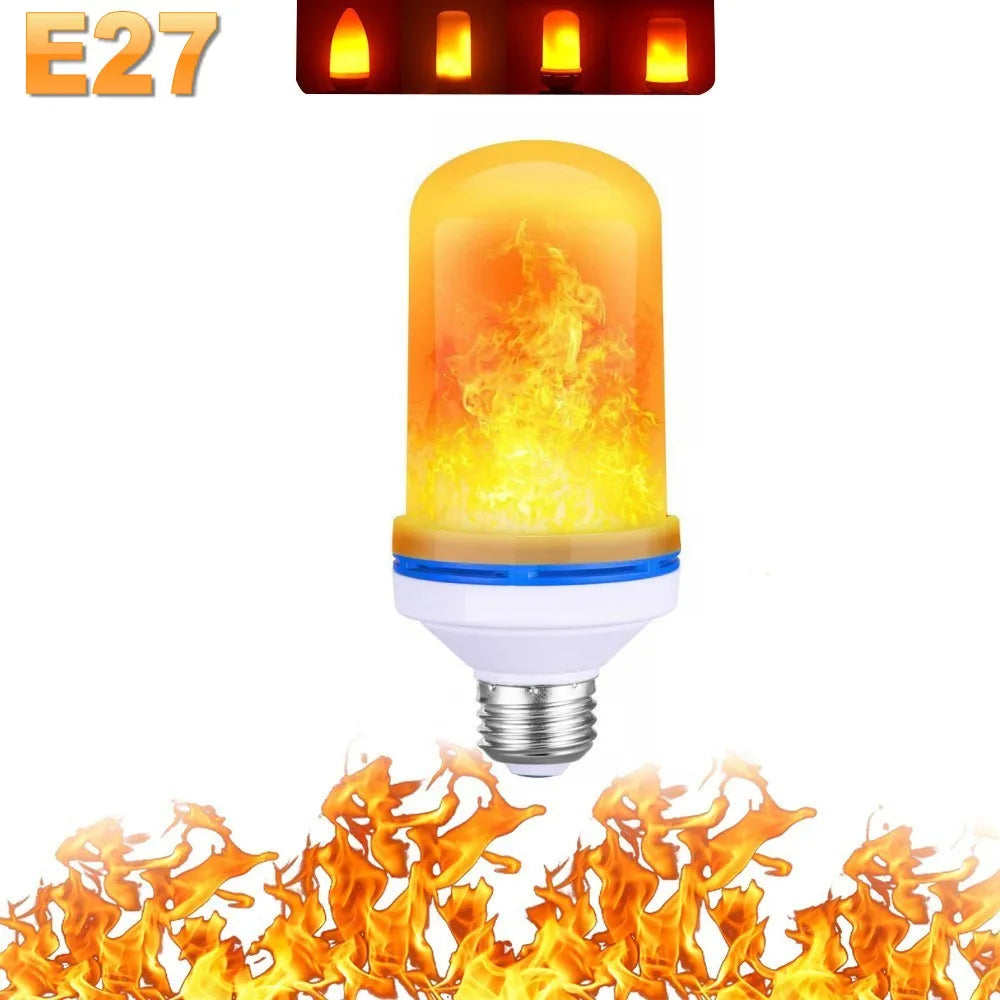 FlameGlow - LED Party Lamp with 4 Flame Modes