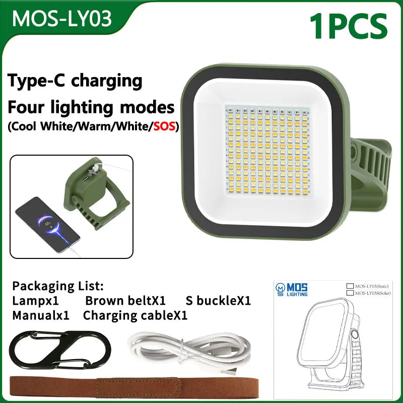 Dalbeam - Rechargeable LED Camping Lantern with Magnetic Mount