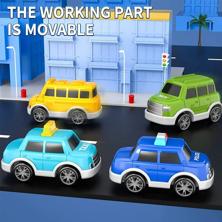 FunCity Trucks - Light-Up Truck Playset with Sound Effects