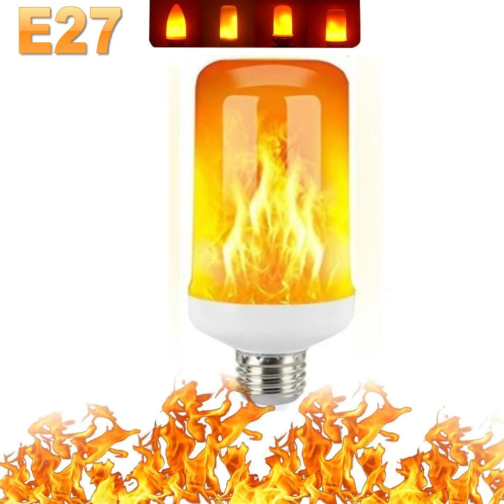 FlameGlow - LED Party Lamp with 4 Flame Modes