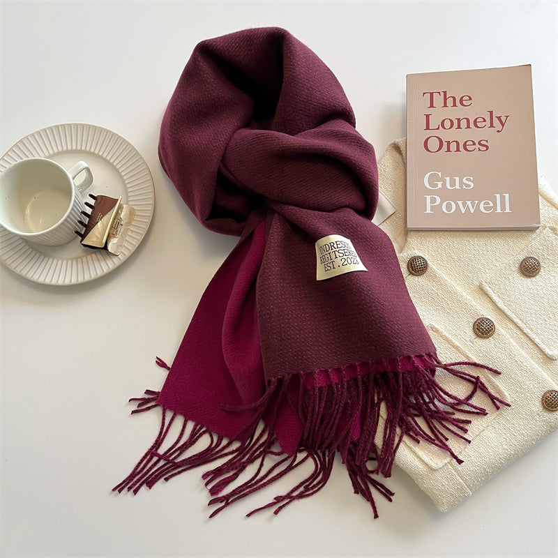 LuxeTwist Scarf - Elegant Reversible Pashmina Scarf