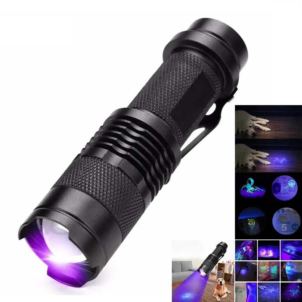 GlowInspect - UV Flashlight for Urine and Stain Detection