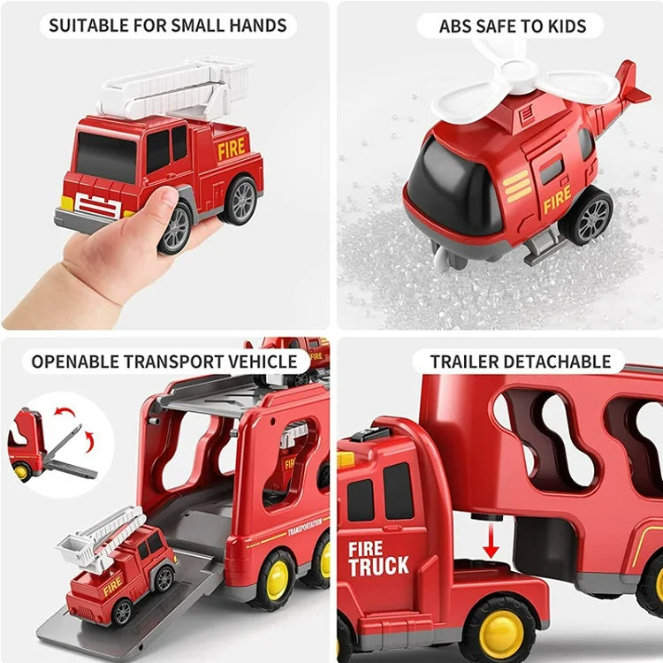 FunCity Trucks - Light-Up Truck Playset with Sound Effects