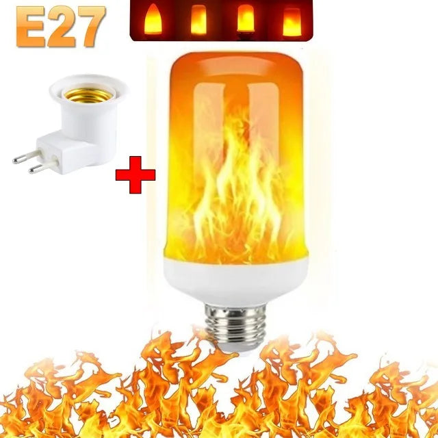FlameGlow - LED Party Lamp with 4 Flame Modes
