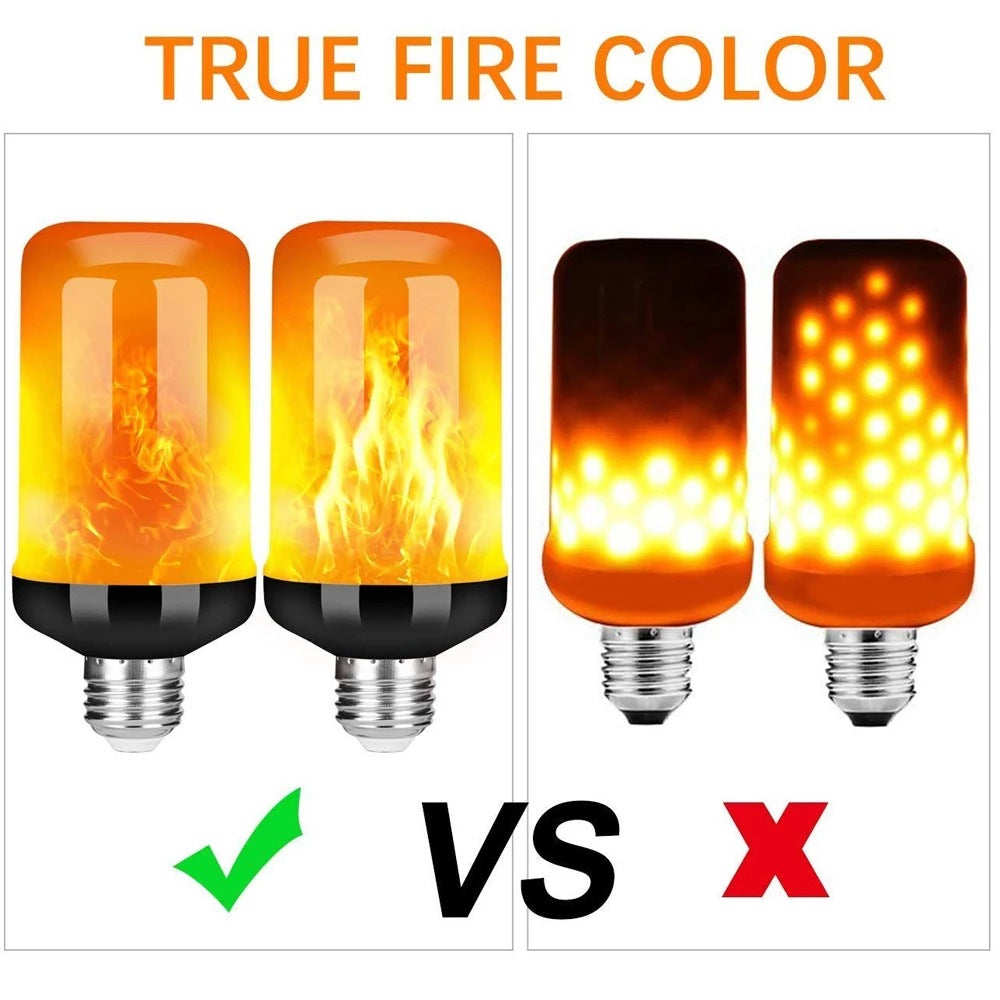 FlameGlow - LED Party Lamp with 4 Flame Modes