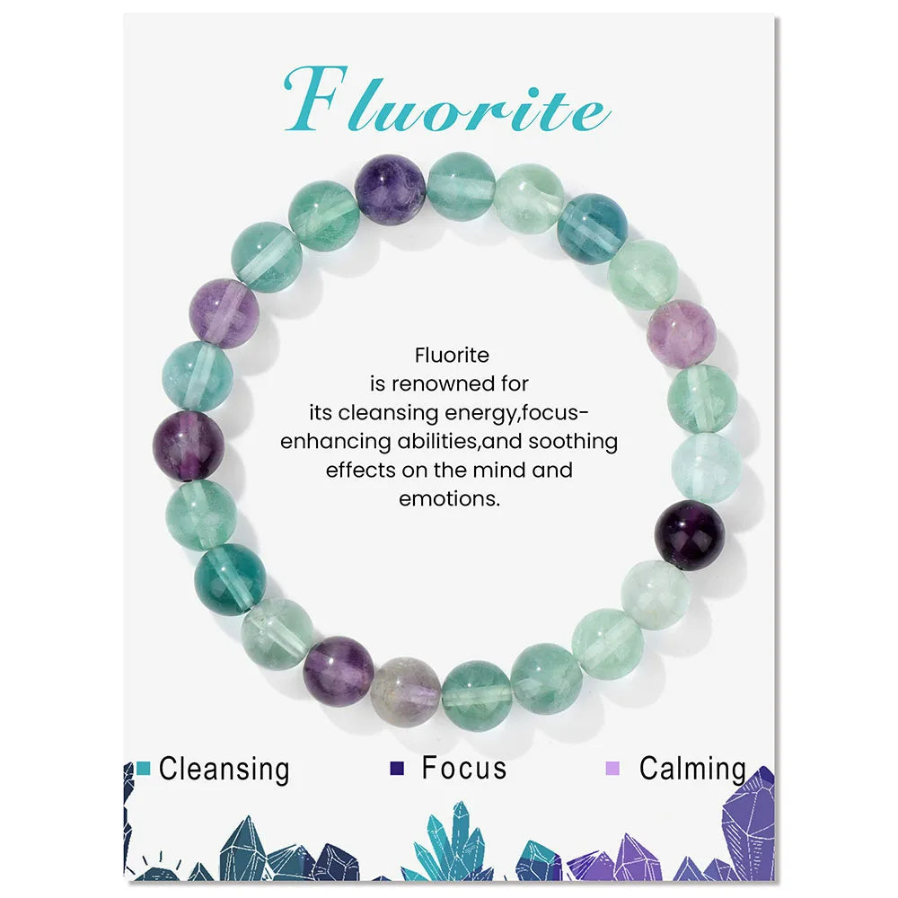 Fyneth - Natural Crystal Bracelet for Healing Energy