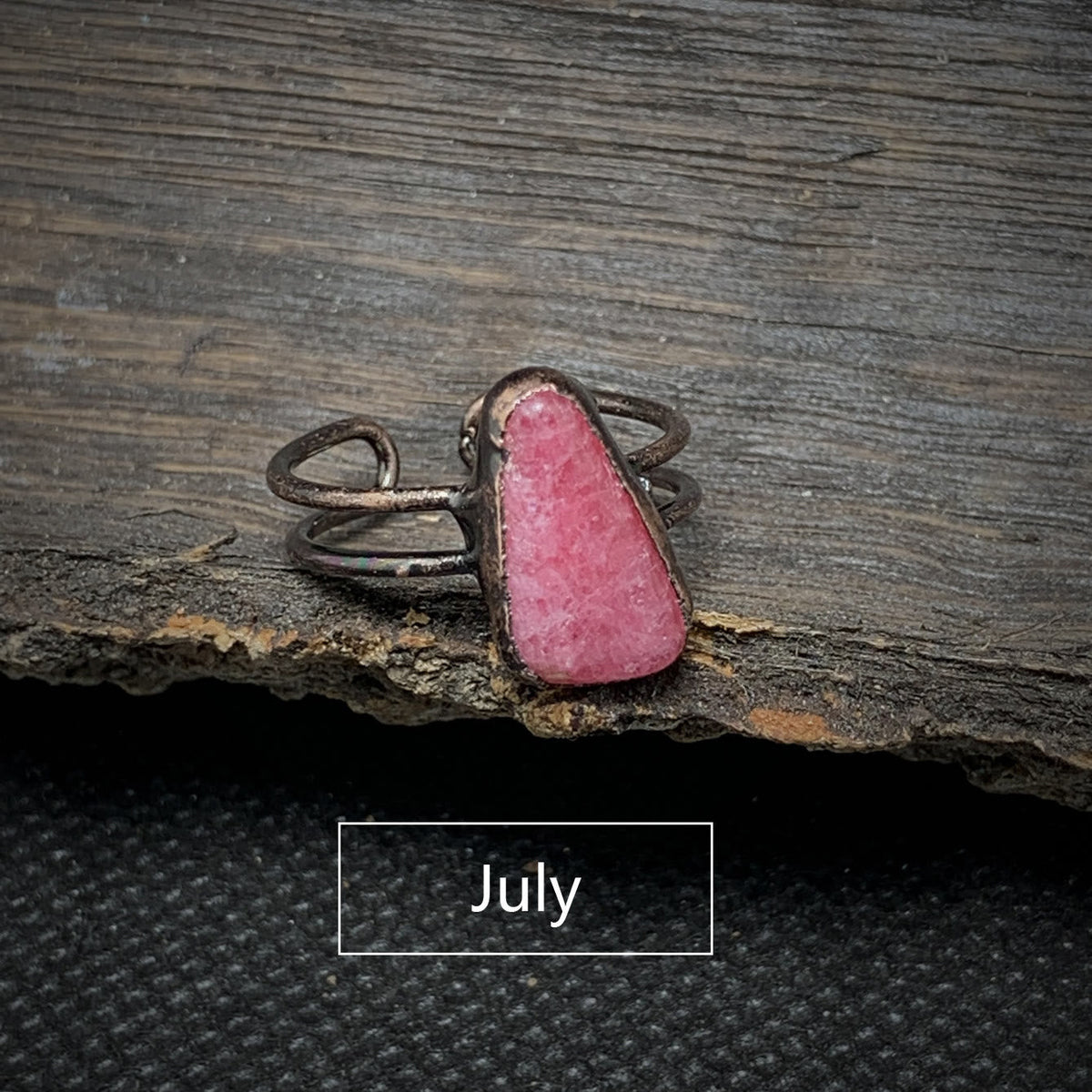 Cadria - Natural Raw Birthstone Ring
