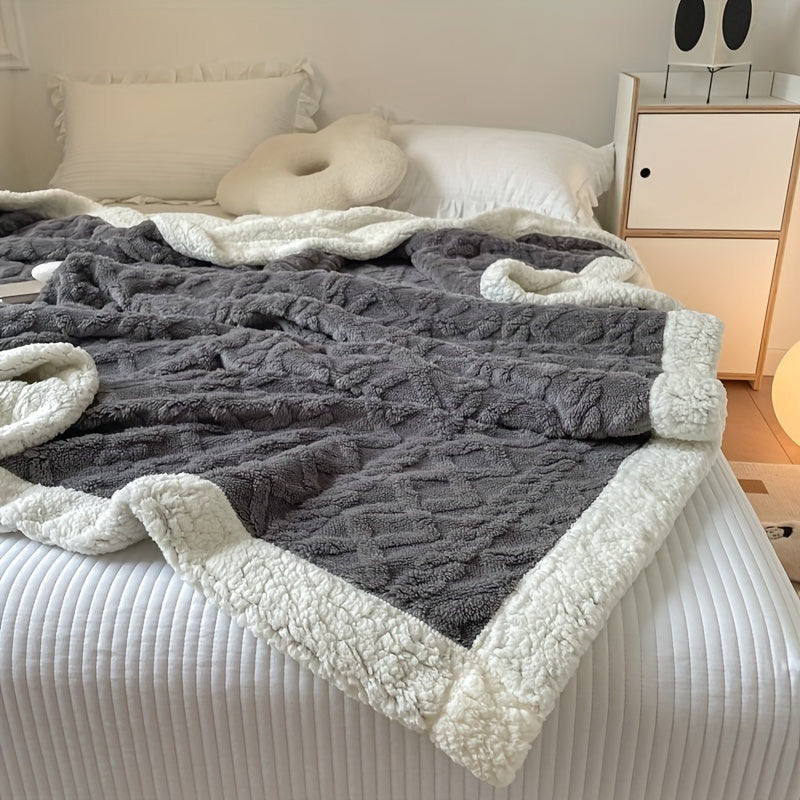 Weckfield - Soft Reversible Fleece Throw Blanket